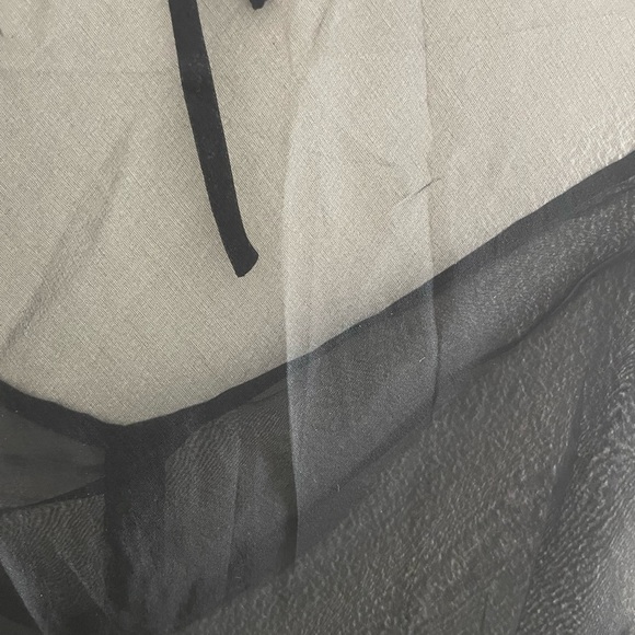 SKIMS Sheer Romance Halter Slip Dress in Black Size Medium - Picture 10 of 11